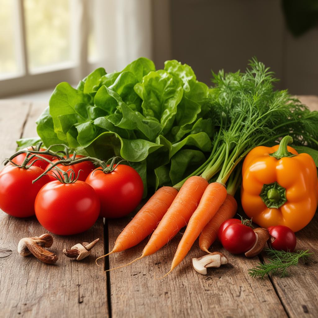 Fresh organic produce